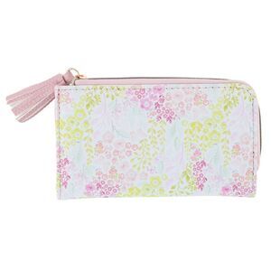 Julia Buxton Women's Fashionable L Zip Snap Premium Faux Leather Wallet